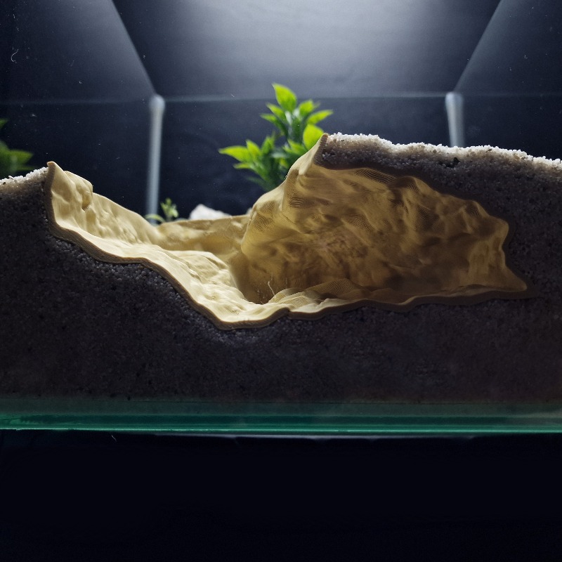 Aquarium Fish Hideout - 3D 프린팅된 고급 자연석 애완동물 은신처