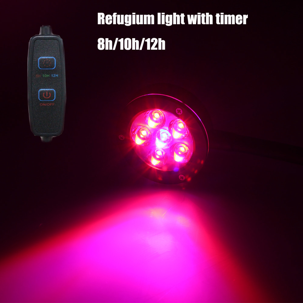 Refugium Light Nano - 18W 나노 식물에 클립 성장 수족관