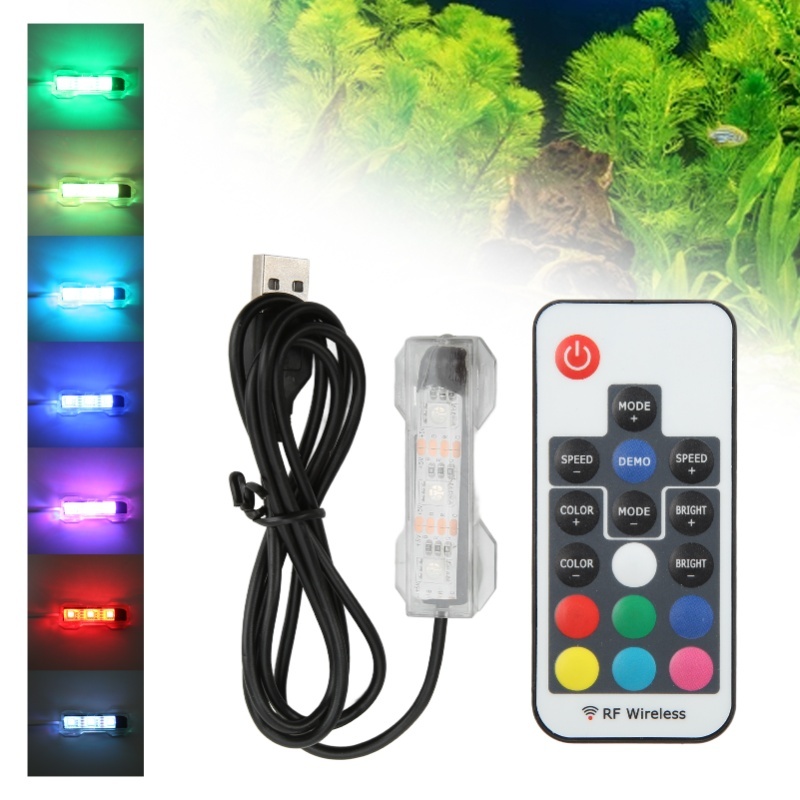 Aquarium Fish In Online - LED 수족관 조명 마이크로 풍경 어항