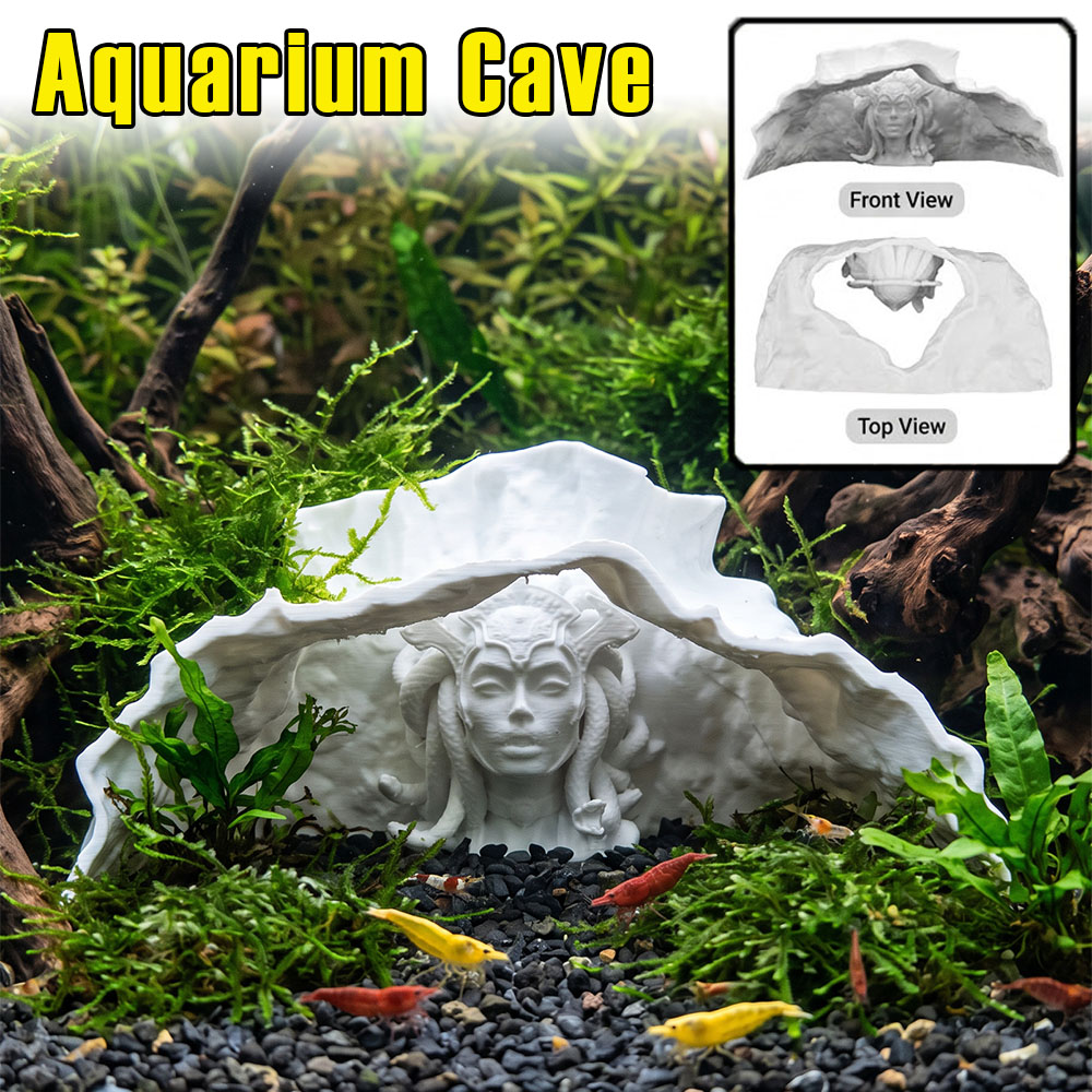 Aquarium Fish Hideout - 아쿠아리움 동굴 PLA 3D 프린팅 창의적인
