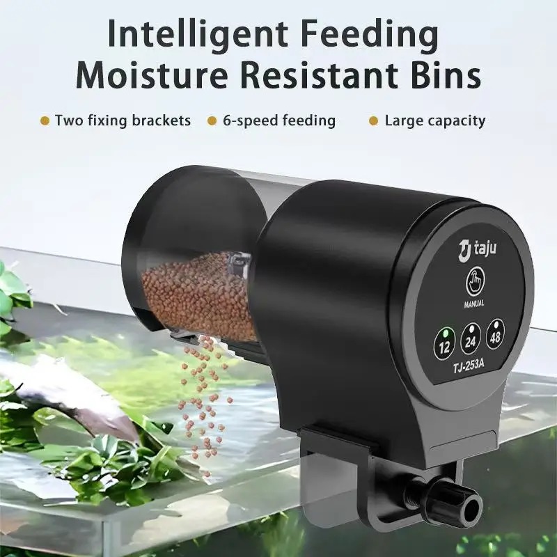 Aquarium Fish Feeder Automatic - 어항 자동 급식기 지능형 타이머 급식기
