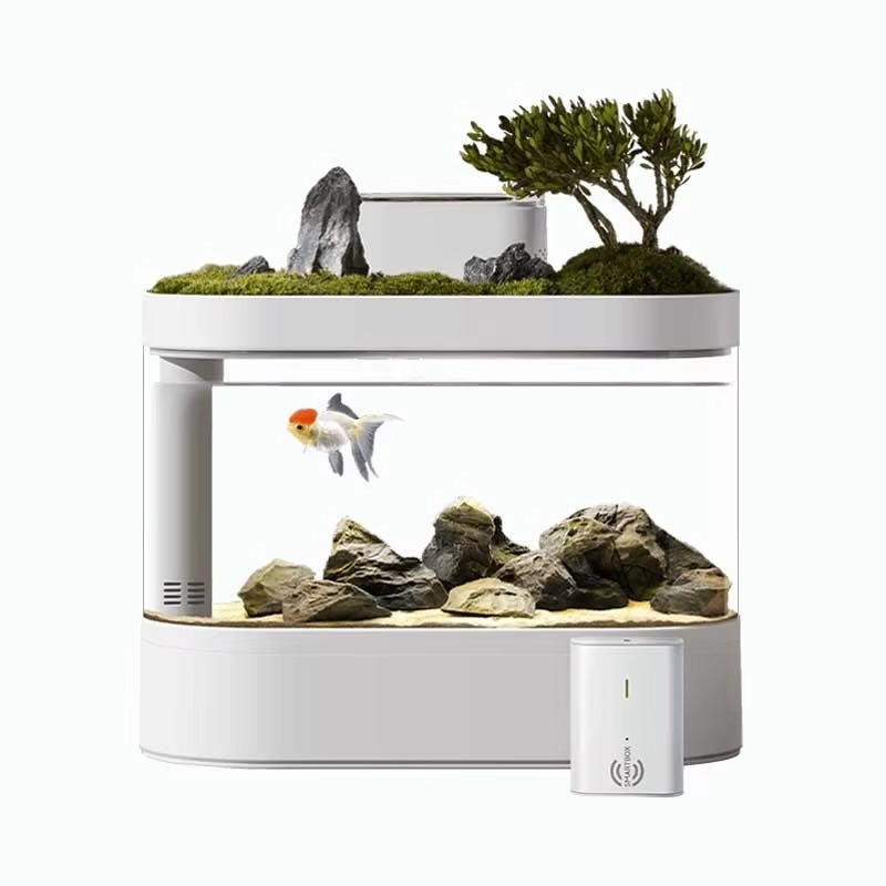 Aquarium Fish Feeder Automatic - 데스크탑 스마트 어항 자동 먹이 공급기