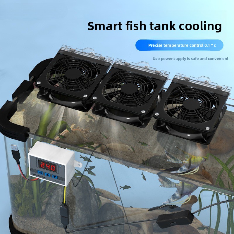Aquarium Fish Cold Water - USB 스마트 무소음 냉각 팬 수족관