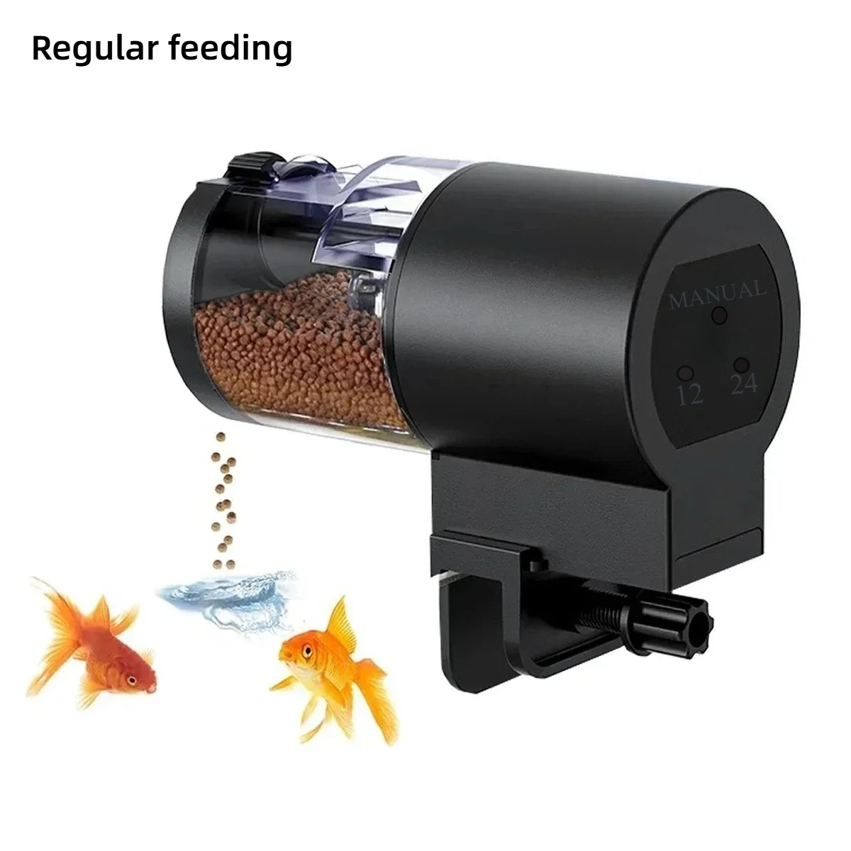 자동 물고기 급식기 100ML 용량 배터리 작동식 프로 - Aquarium Fish Feeder Automatic 리뷰 및 가격