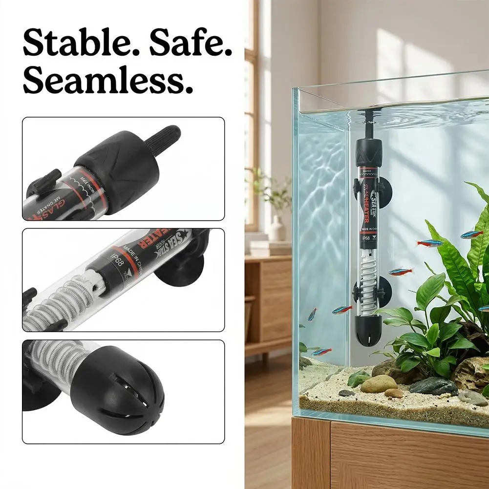 조절 가능한 수족관 히터 25W-300W 자동 항온 어 - Aquarium Fish Cold Water 리뷰 및 가격