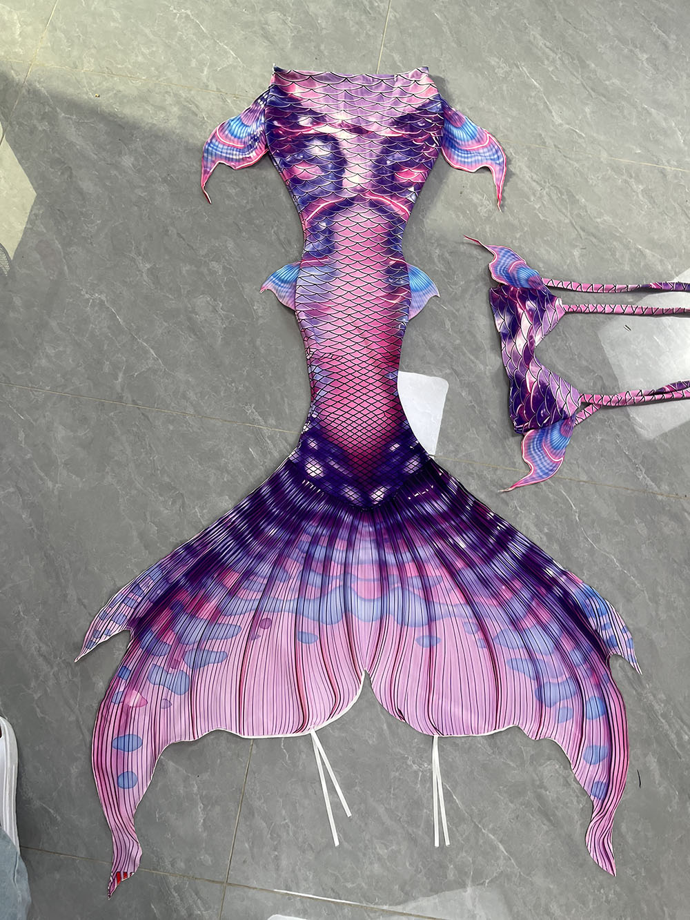 오리지널 컬러 인어 꼬리 인어 피부 인어 다이빙 핀 수 - Aquarium Fishes 리뷰 및 가격