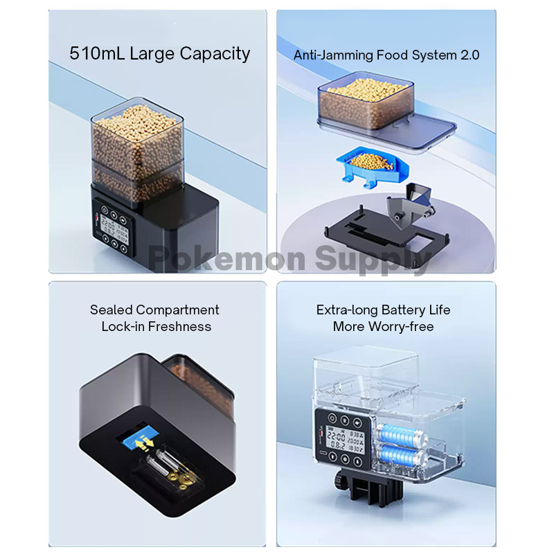 스마트 정밀 계량 자동 물고기 급식기, 흩어짐 방지 타 - Aquarium Fish Feeder Automatic 리뷰 및 가격