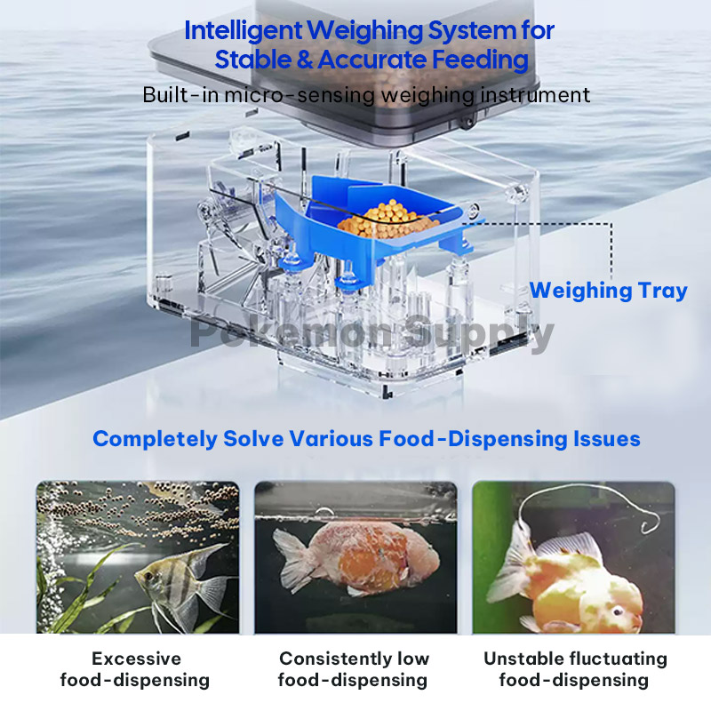 스마트 정밀 계량 자동 물고기 급식기, 흩어짐 방지 타 - Aquarium Fish Feeder Automatic 리뷰 및 가격