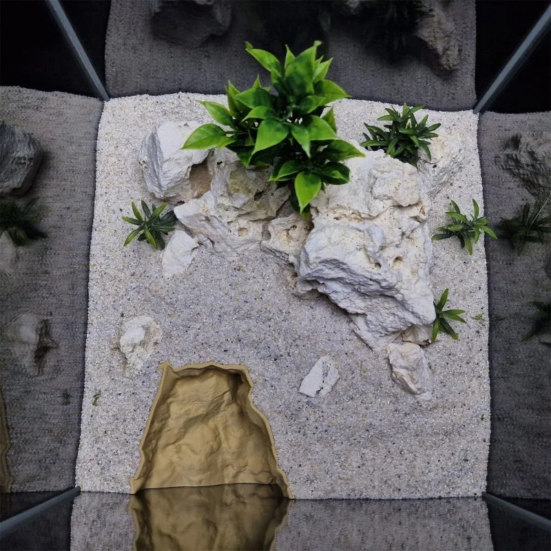 3D 프린팅된 고급 자연석 애완동물 은신처 - 도마뱀/ - Aquarium Fish Hideout 리뷰 및 가격
