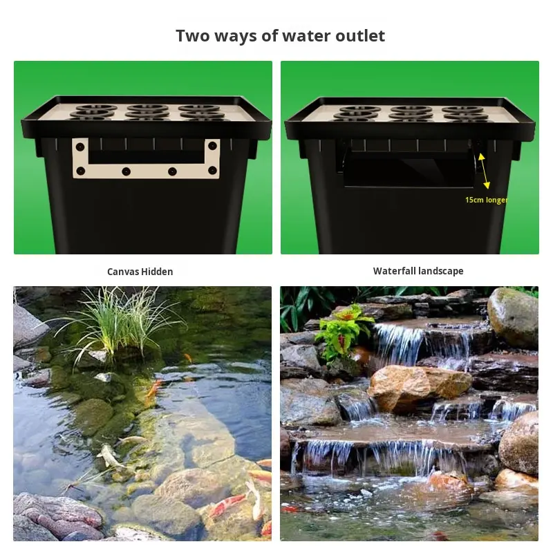 공장 직영 야외 정원 연못 폭포 여과 시스템 숨김형 폭 - Aquarium Fish Pond 리뷰 및 가격