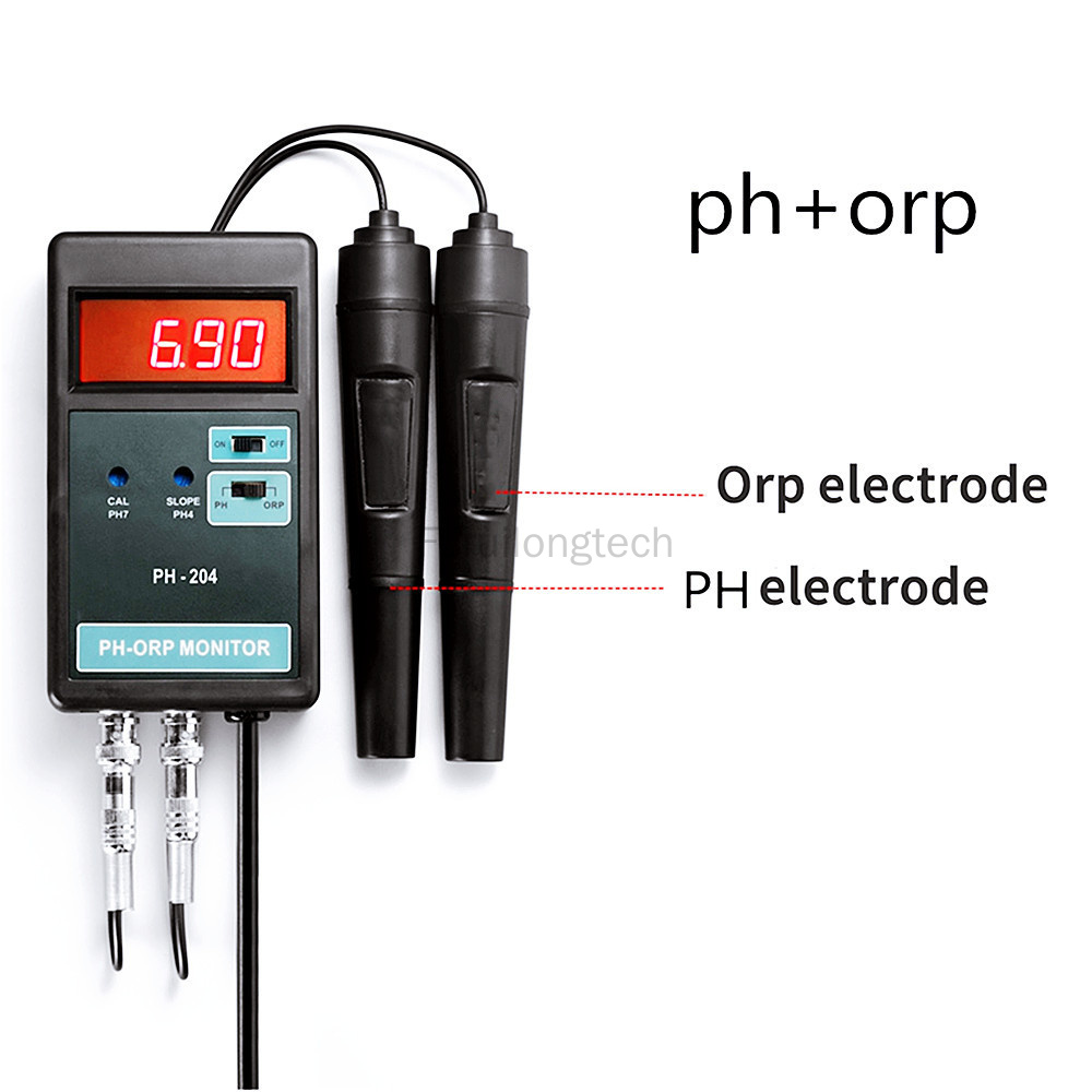 PH-204 디지털 PH/ORP 미터 온도 제어 모니터 - Aquarium Fish In Online 리뷰 및 가격
