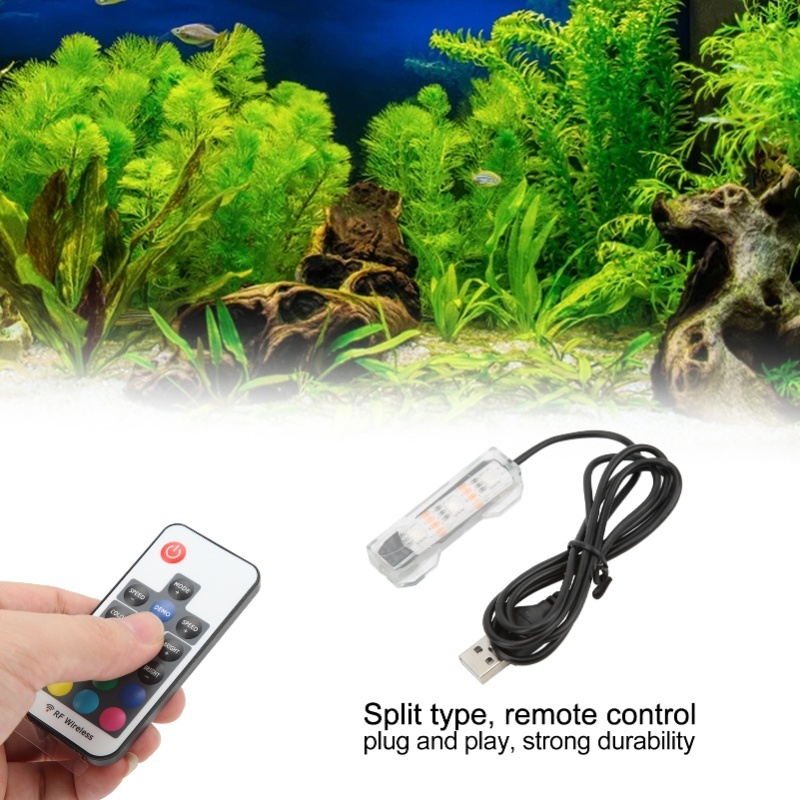 LED 수족관 조명 마이크로 풍경 어항 원격 제어 조명 - Aquarium Fish In Online 리뷰 및 가격