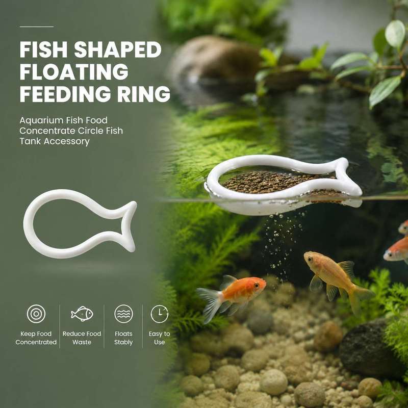 물고기 모양의 부유식 먹이 링, 어항 물고기 사료 집중 - Aquarium Fish Medicine 리뷰 및 가격