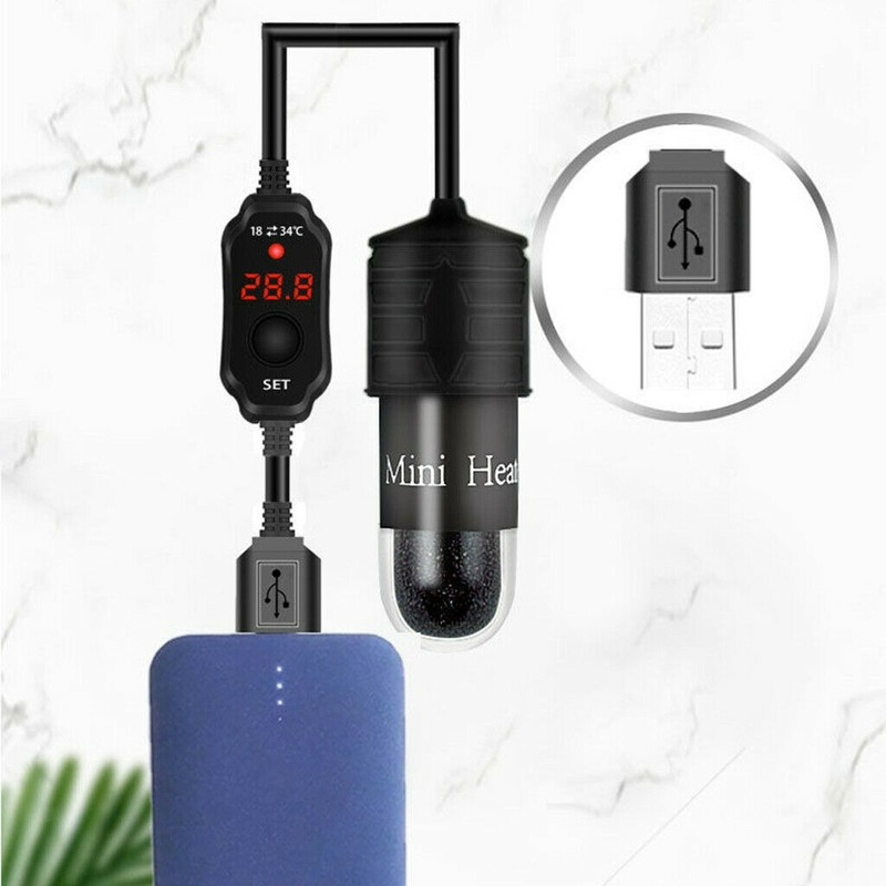 미니 수족관 어항 히터, USB 어댑터, 히팅 로드,  - Aquarium Fish Cold Water 리뷰 및 가격
