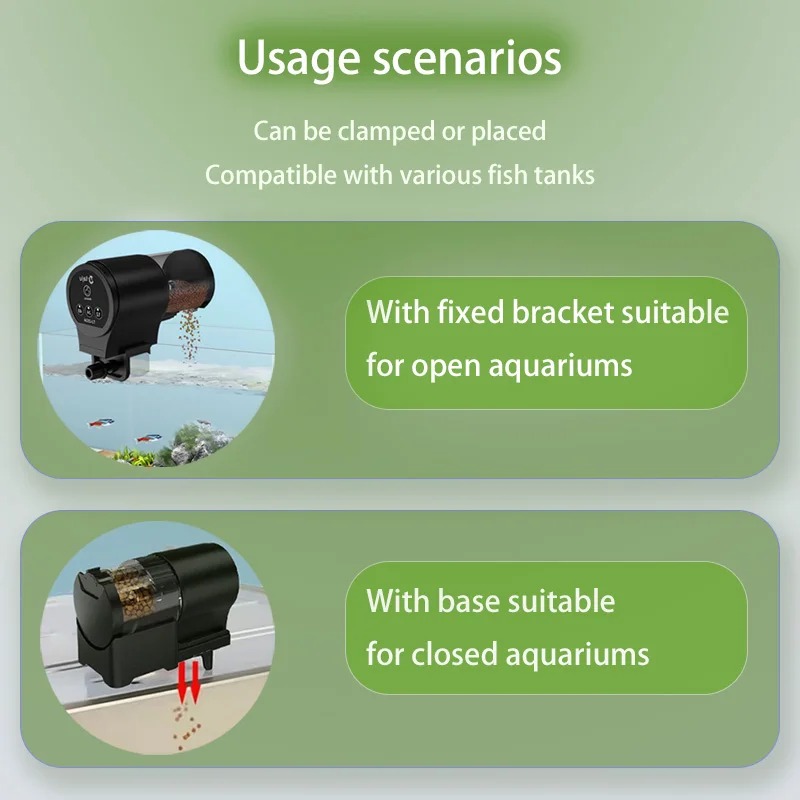 어항 자동 급식기 지능형 타이머 급식기 관상어 거북이  - Aquarium Fish Feeder Automatic 리뷰 및 가격
