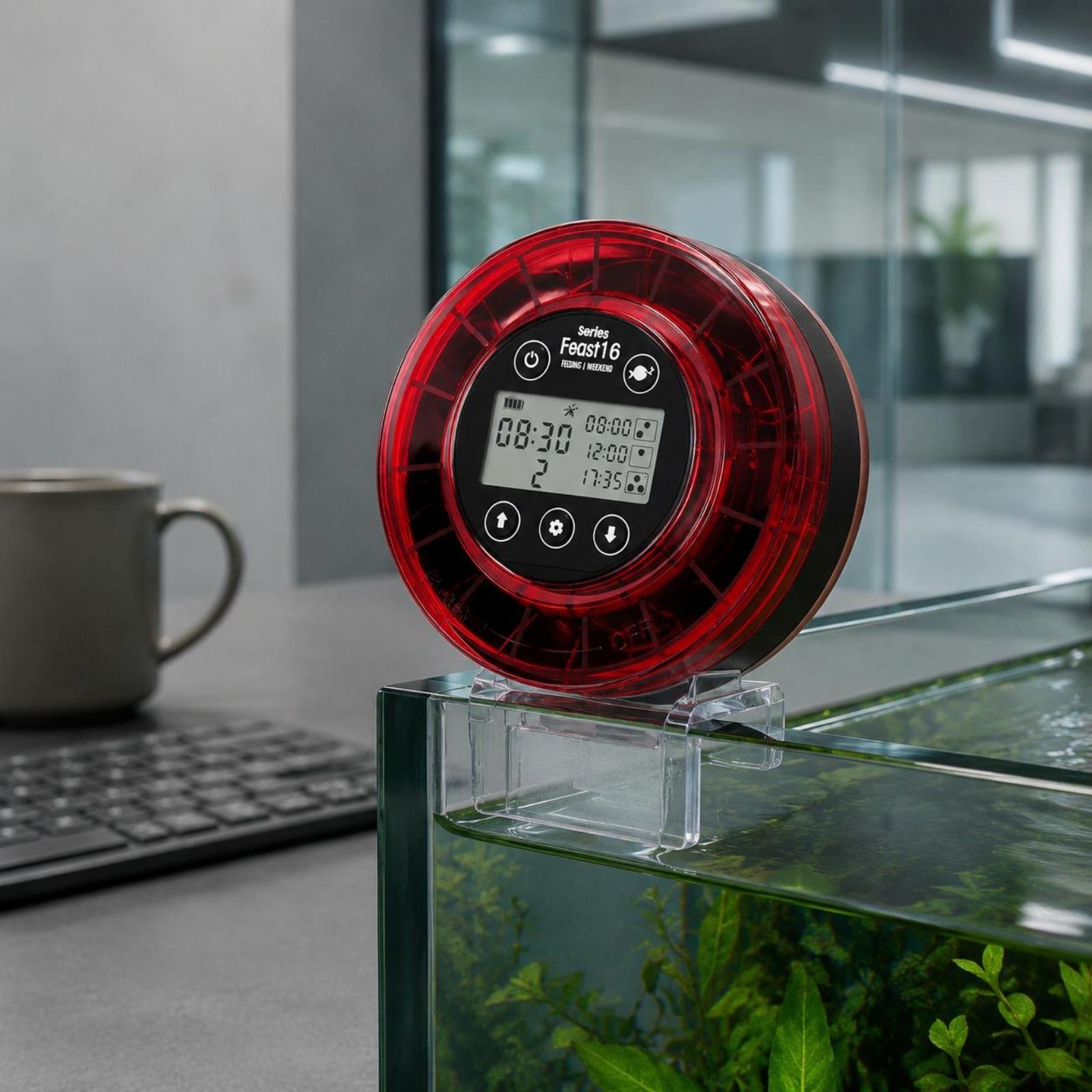 자동 물고기 급식기, 조절 가능한 급식량, 자동 수족관 - Aquarium Fish Feeder Automatic 리뷰 및 가격