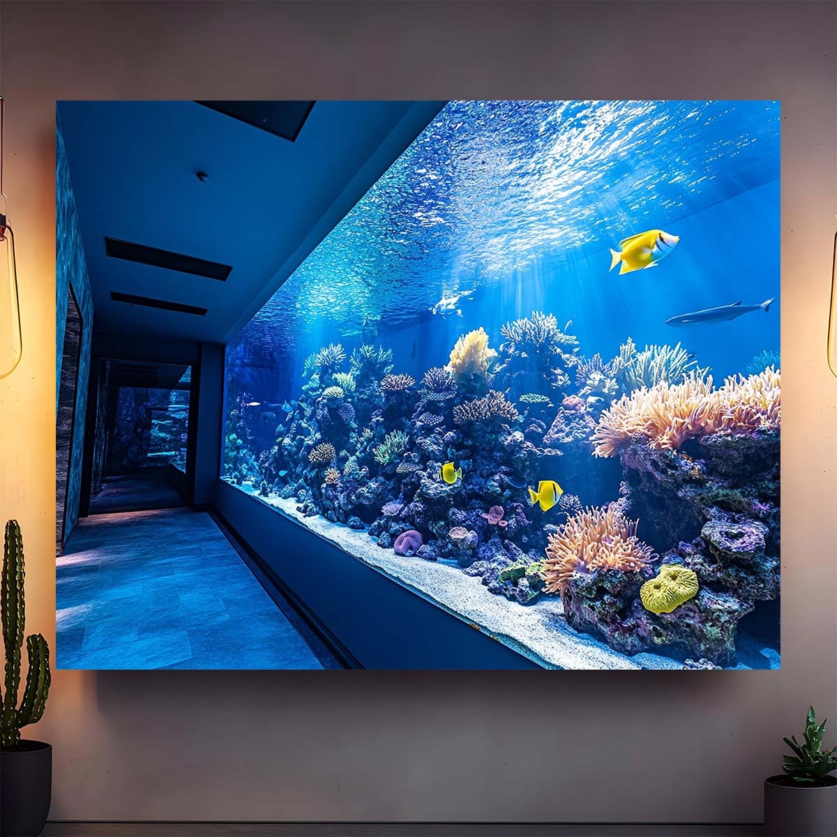 활기 넘치는 수중 아쿠아리움 태피스트리, 다채로운 산호 - Aquarium Fish Colorful 리뷰 및 가격