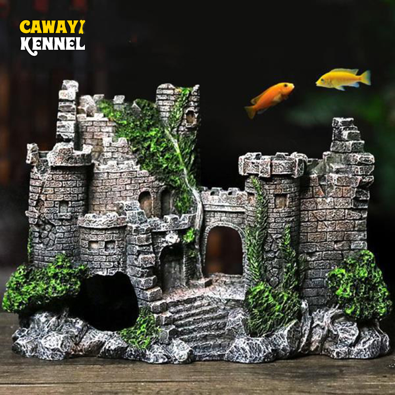 무작위 색상 크리 에이 티브 성 모양 물고기 탱크 장식 - Aquarium Fish Colorful 리뷰 및 가격
