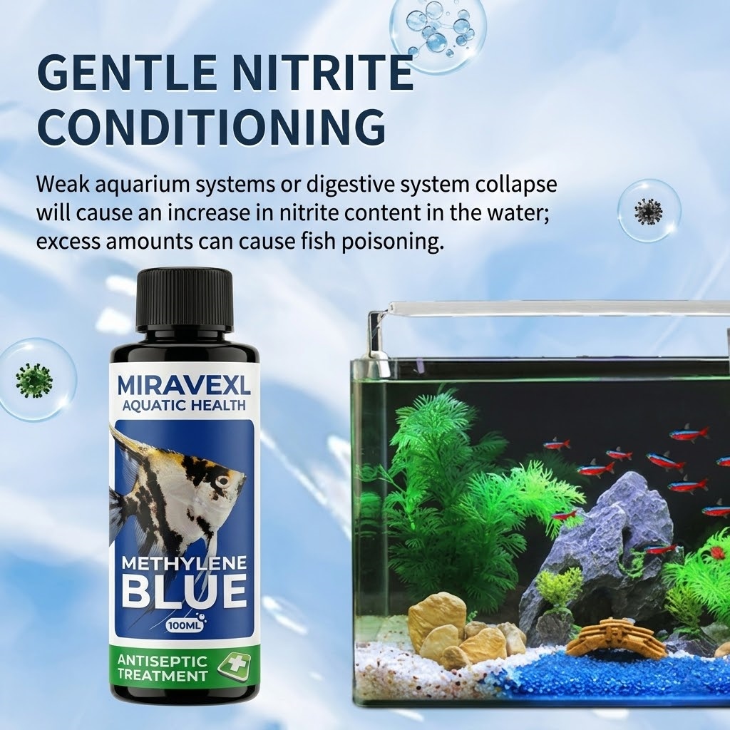 MIRAVEXL 100ml 메틸렌 블루 수족관 물고기  - Aquarium Fish Parasites 리뷰 및 가격