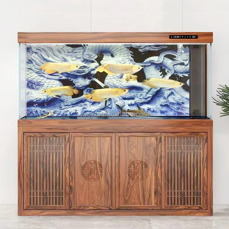 맞춤형 상업용 고급 유리 사각형 벽걸이 수족관 내구성  - Aquarium Fishes 리뷰 및 가격